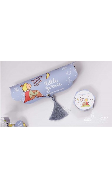 Trusou de botez cu broderie personalizata pentru baieti, Micul print, Le petit prince  12